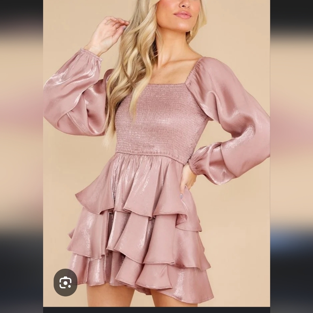 Entro Mauve Ruffled Jumpsuit